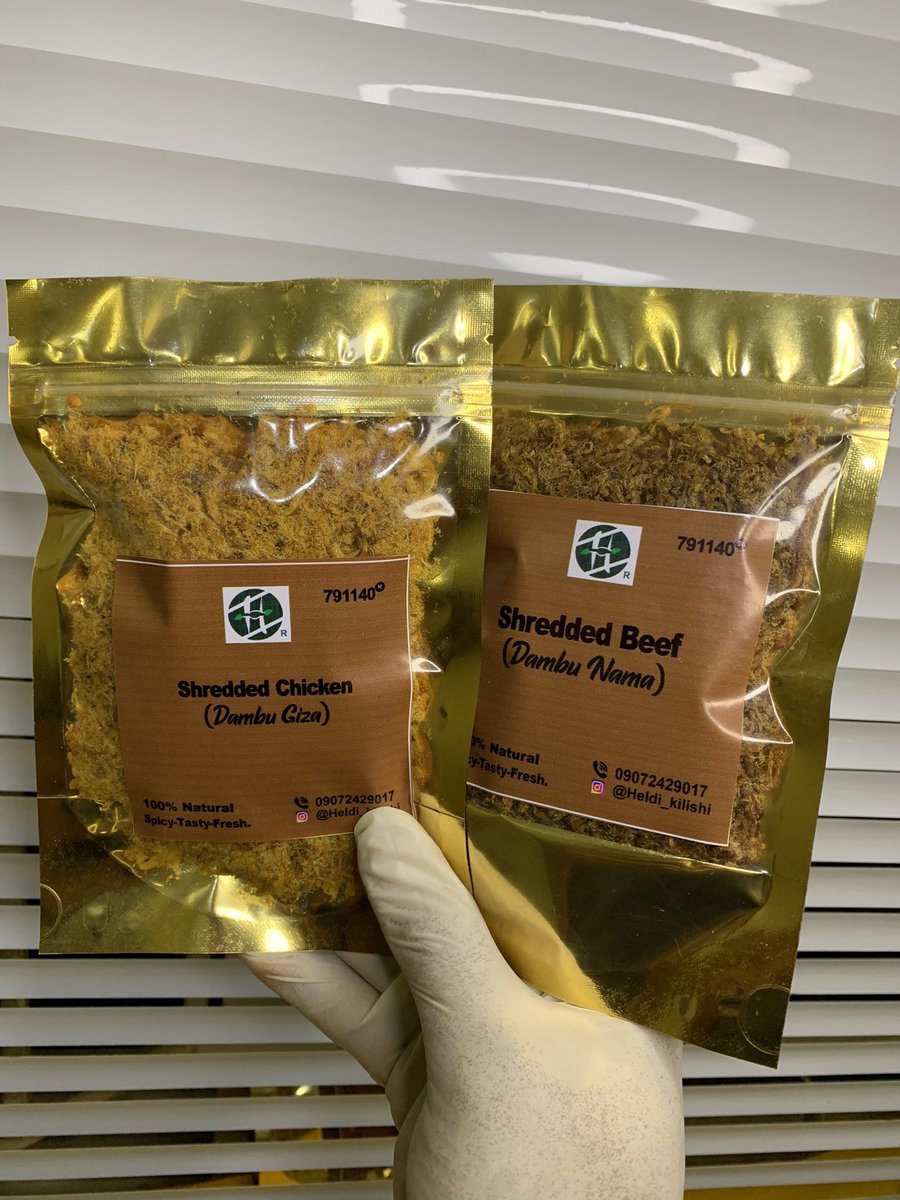 HeldiProducts's tweet photo. Heldi shredded chicken/beef is so crispy and yummy.
You can actually prepare different meals with it, either jollof or noodles. you can as well enjoy it with any liquid of your choice 🥂.
This beauty is available for order ,we are just a DM away✔️.
#enjoyment #foodies #Heldi https://t.co/AfcjRlyHUz