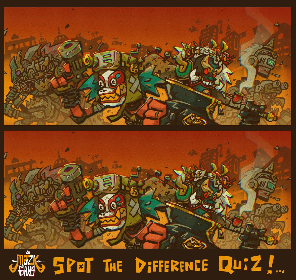 Hey! Mazk !!👹

How sharp are you eyes? Show us!
Can you tell the two images apart? 
How many differences are there? Tell us!

We have 10 WL for the first ten people to get the right answer If you think you are skilled enough, try it out!



Hurry up!⚡️ Follow &amp; RT 
#Mazkgang