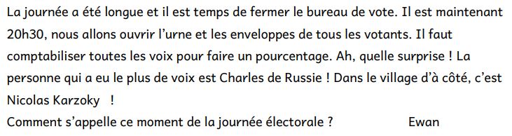L'avant dernier énigme 7/8 du <a href="/defiinferences/">Défiinférences</a> pour les <a href="/Cm1Cm2Pasteur/">Classe De CM</a> :
