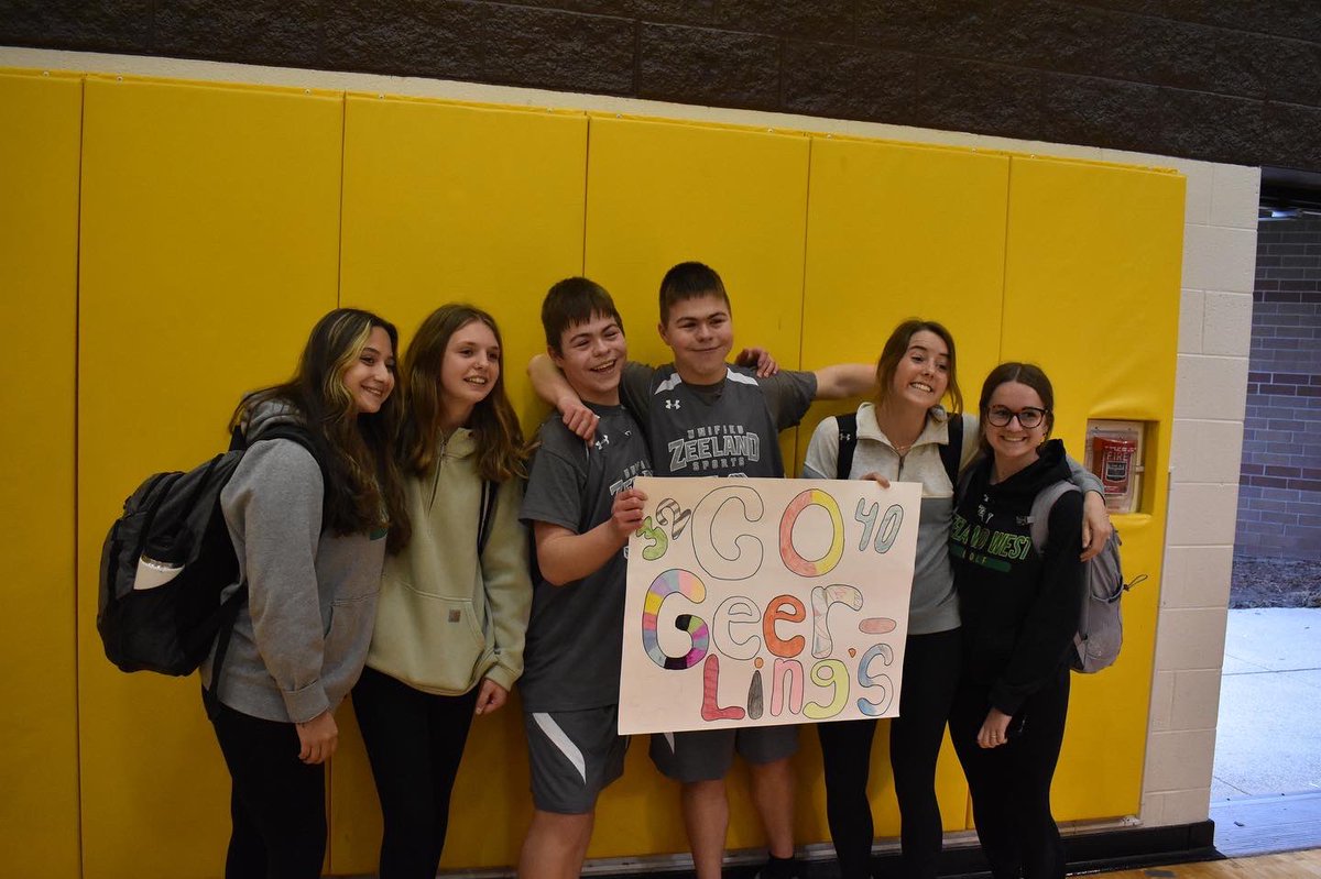zeelandlinks's tweet photo. Yesterday’s Unified game was incredible! We would like to keep this trend going and focus specifically on the idea of inclusion. Stop by the tables outside the lunchroom to take the pledge to include! If you would like to take this pledge online, click the link in our bio! https://t.co/a8hYZrWkVH