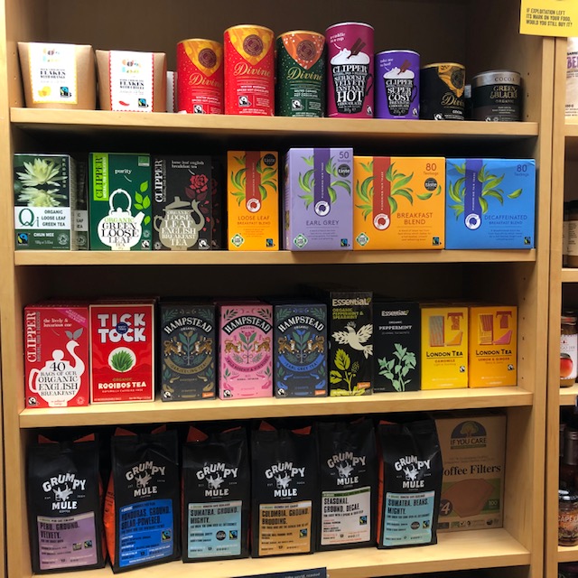 Tea, coffee, and hot chocolate - all on our shelves and with a huge variety of choice. And all fairly traded, guaranteeing that the products meet the internationally agreed social, environmental and economic Fairtrade Standards.
#choosefairtrade #shopethicalinstead