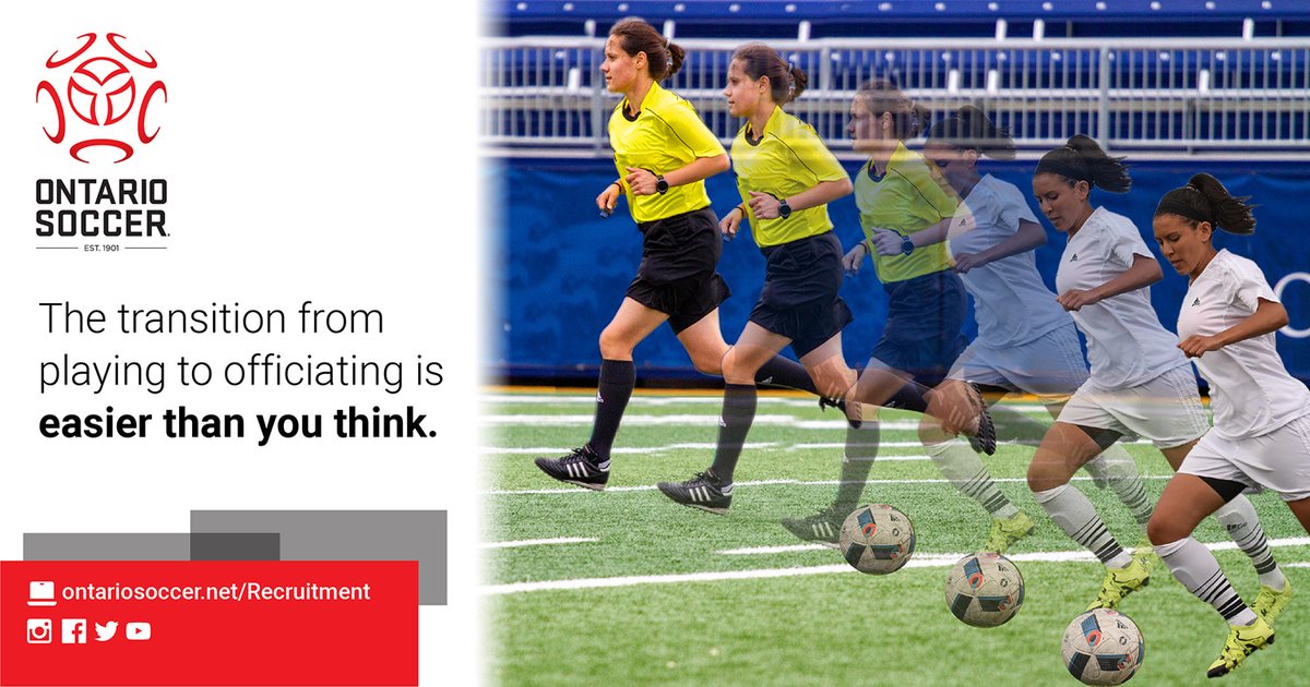 OntarioIsSoccer's tweet photo. Calling all new and returning match officials. 

There is just a week left before registration prices increase. 

If you're joining us this summer, make sure you act soon.

https://t.co/VKCpjPkm4B https://t.co/381wNmzGcS