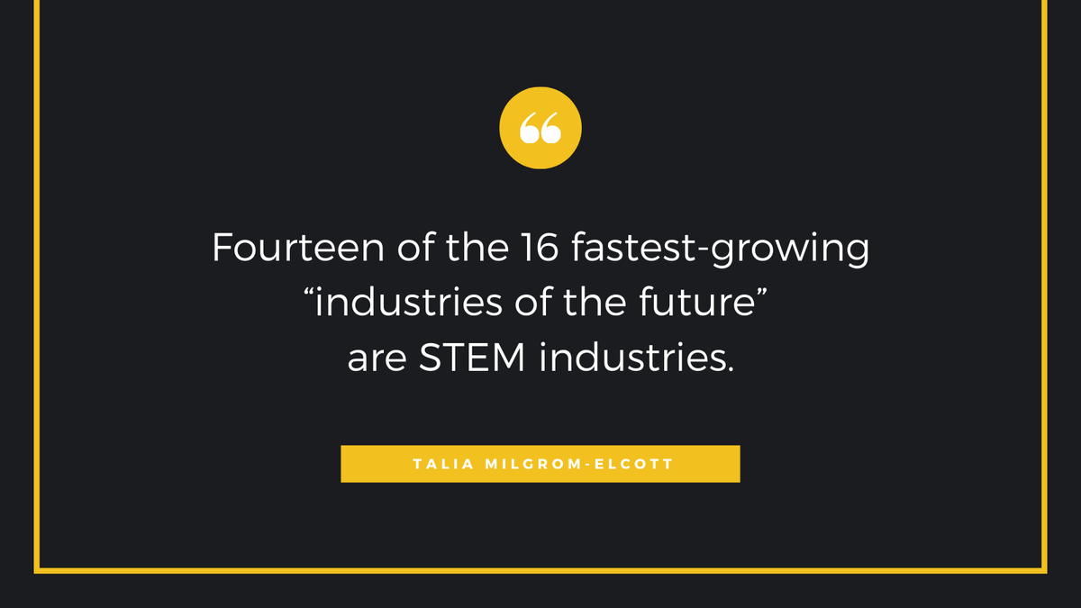 Beyond100K's tweet photo. 1/Almost all the worldโs most pressing problems require #STEMsolutions. Right now, only a tiny fraction of our nationโs population has the necessary #STEM skills. Disproportionately affected are young people of color, rural kids, kids in poverty & girls.
https://t.co/ay6LwfnhtQ https://t.co/3YqsfONjJX