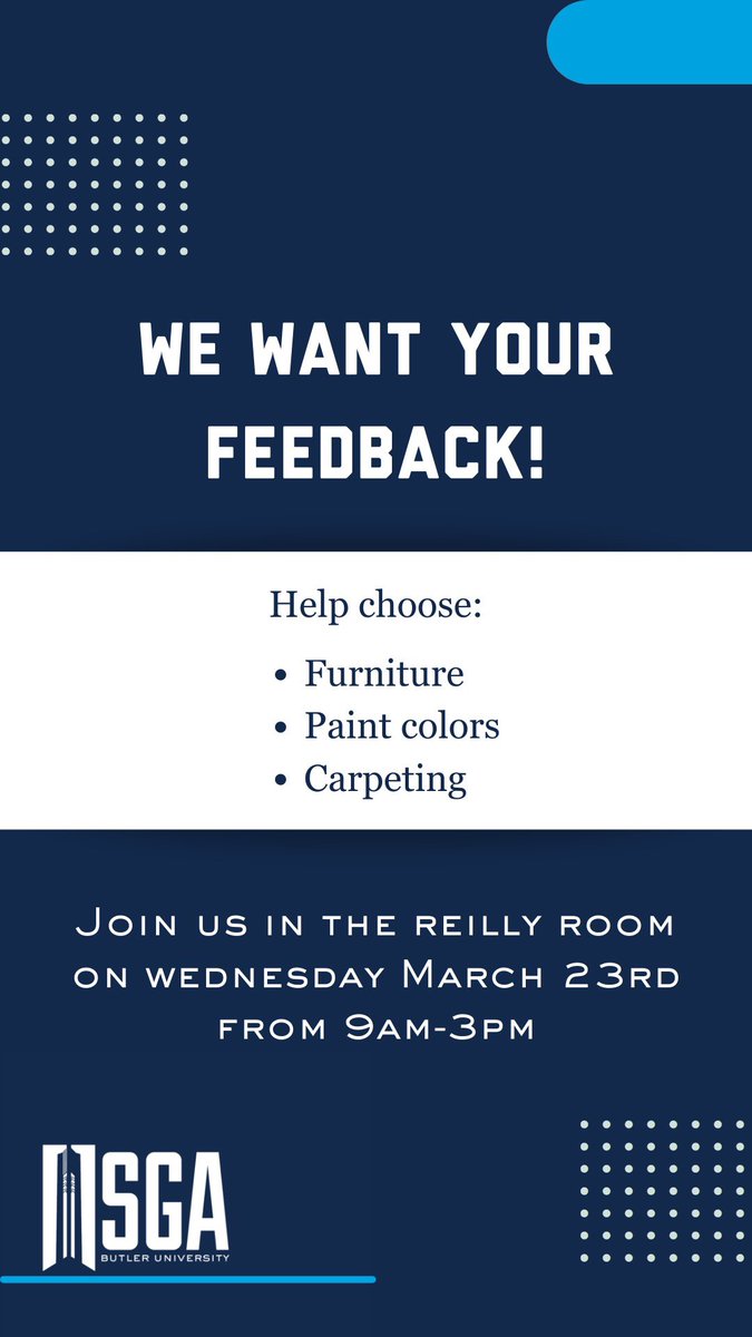 ButlerSGA's tweet image. check out our feedback event happening now! Come grab some food and check out our plans for Atherton’s refresh so we can get your input.