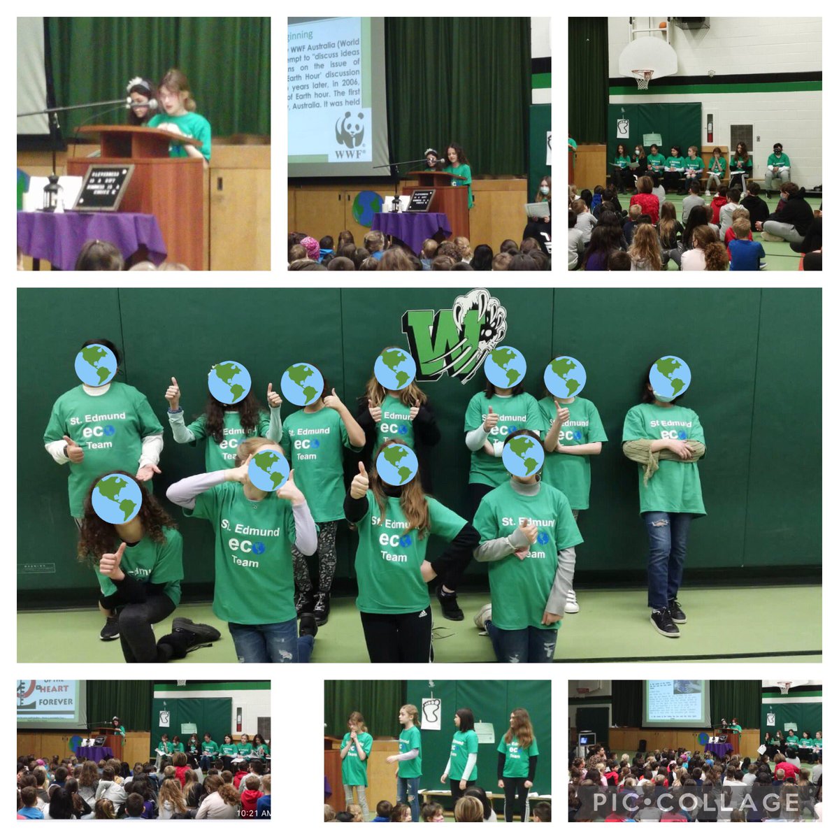 spiteri_mrs's tweet photo. Our Wildcats Eco Team rocked our 1st whole school Earth ๐ Hour Kick off assembly in our @edmund_st Gym today!For some of our Ss this was their 1st time experiencing an assembly!
Our principal @podobnik_tom also introduced our #FDKs
Congratulations ๐ ๐ ๐ @StEdmundEcoTeam https://t.co/N51KmdAE17