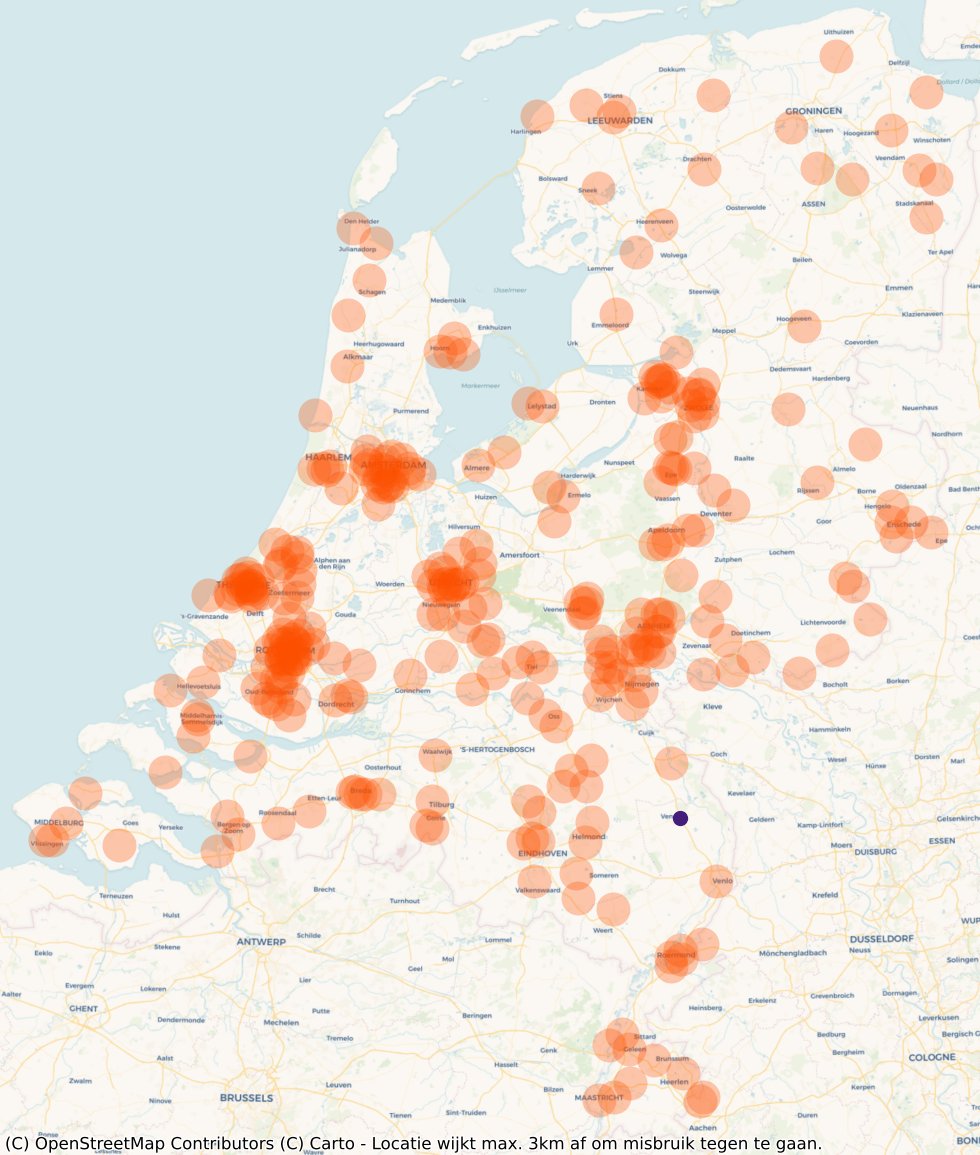 VaccinAlert's tweet photo. Op dit moment (23 March, 15:49) zijn er 1 van totaal 319 vaccinatielocaties open in Oostrum (Booster/herhaal prikken moderna over). https://t.co/ZaP1BJvCkp