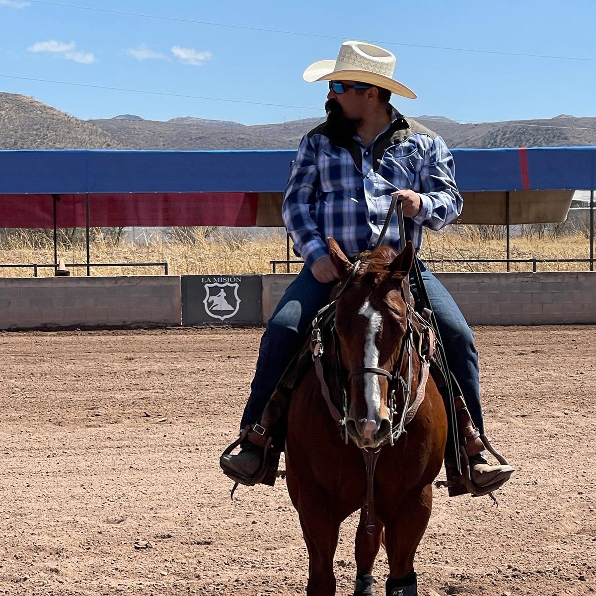 Skullspliter1's tweet photo. Early bird gets the worm #nodaysoff #reininghorses #Ruffstepin #grind #cowboyway https://t.co/sPPZib0p87