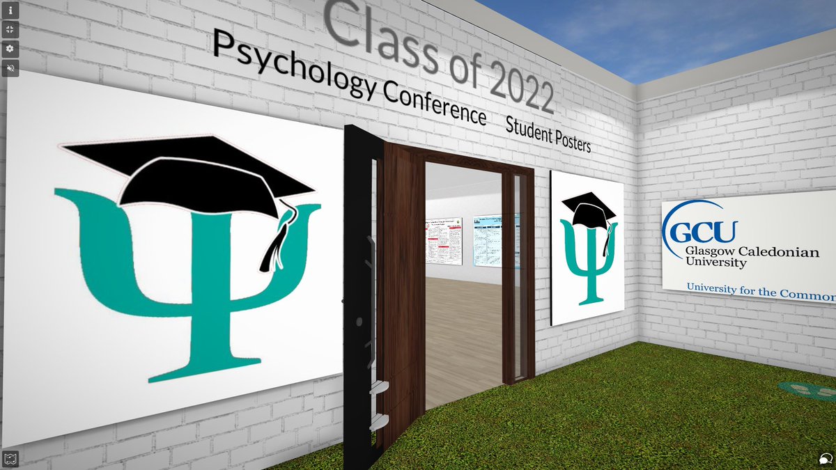 You can visit the virtual exhibition space to see the Psychology Class of 2022 Final year posters showcase from the conference website tinyurl.com/PsyC22 #PsyC22 #GCUPsychConference22 #PEP