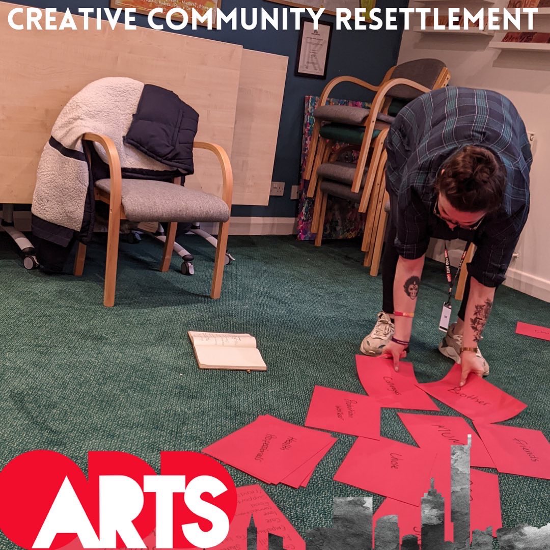 OddArtsUK's tweet photo. 🙌🏽TWO•GREAT•SESSIONS😁@riponhouseleeds! We have been exploring the theme of #relationships & have loved the enthusiasm, the laughter & the willingness to take part. We’re excited to make some more theatre with this group 🎭#oddarts #CCR #CreativeCommunityResettlement https://t.co/0suilR8epr