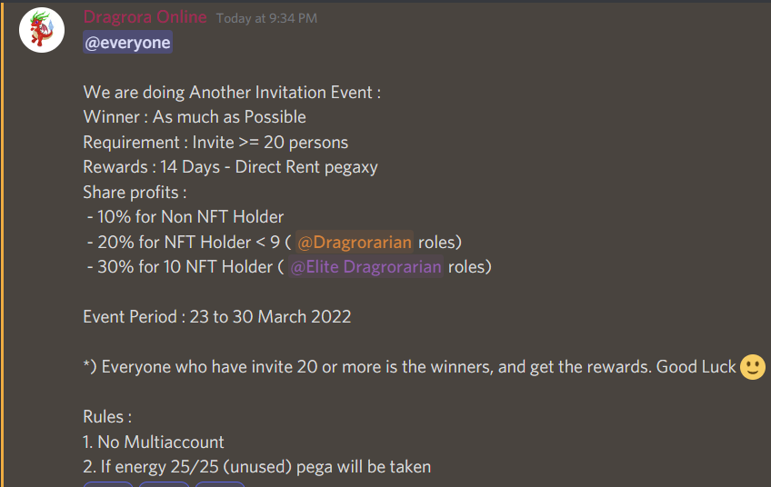 Dragrora Online tweet media