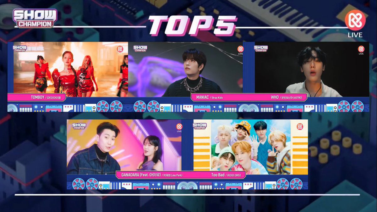 220323 | معلومة
ويآي مرشحين للفوز بالمركز الأول في برنامج شو تشامبيون