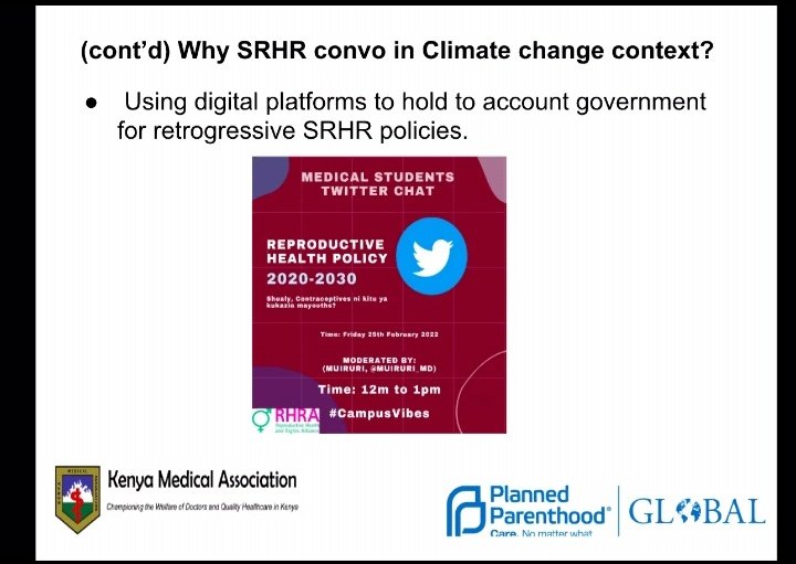 SirTonyKE's tweet photo. We recognize the role of medical students in this!
The objective being gender equality and climate change resiliency.
#TooPressedToWait https://t.co/Q19stm1Q9U
