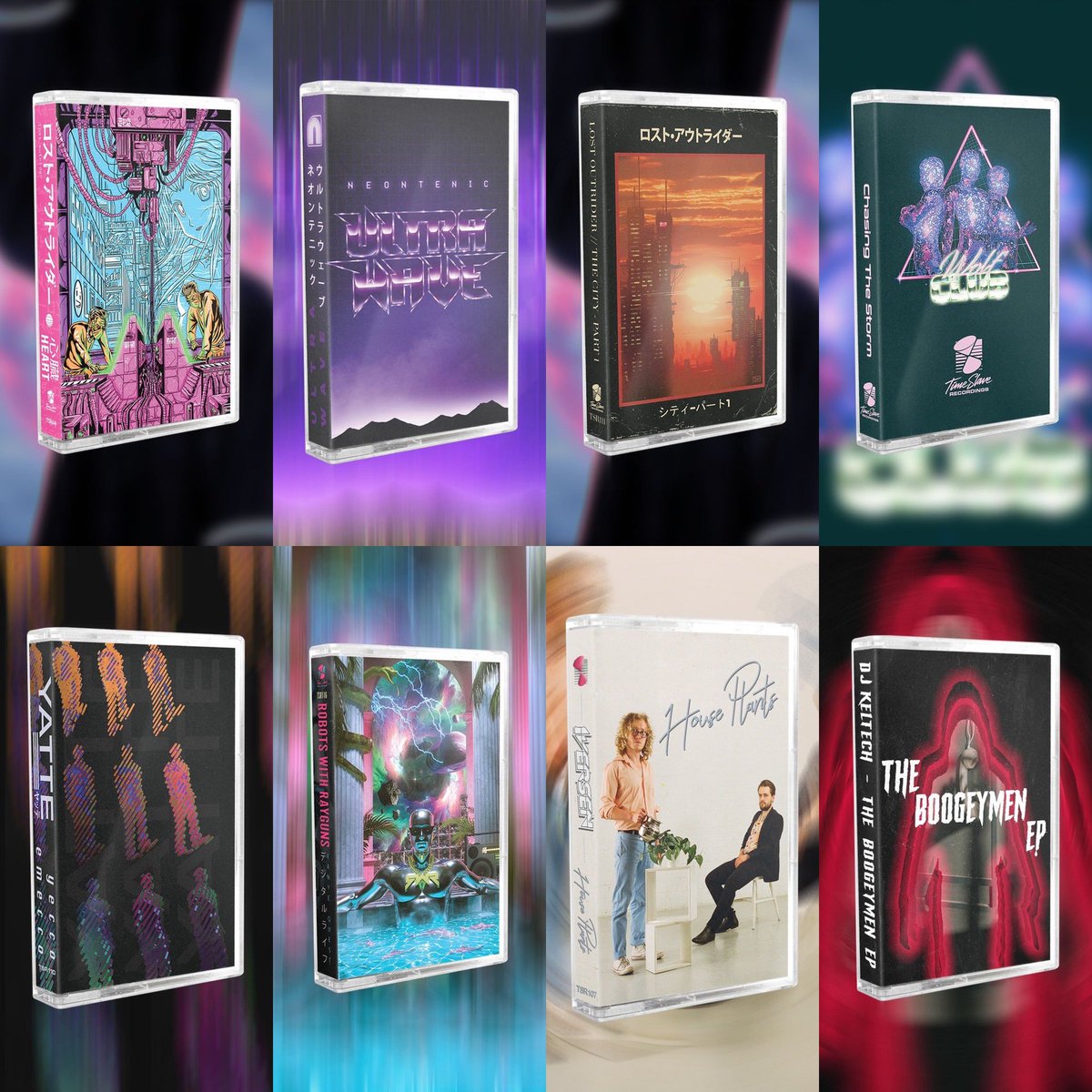TimeSlaveRec's tweet photo. We’ve recently updated our stock of cassettes; come and see if there’s any releases you might’ve missed 🏃🏻📼
https://t.co/sEBs79IqKl
#cassette #synthwave #timeslaverecordings https://t.co/qrjZ2ZcVa7