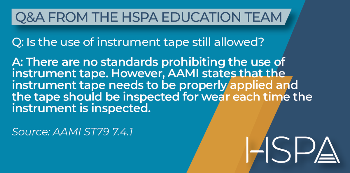 myHSPA's tweet photo. #HSPA #sterileprocessing #sterileprocessingprofessionals #SPD #infectioncontrol https://t.co/DmQPJbufC5