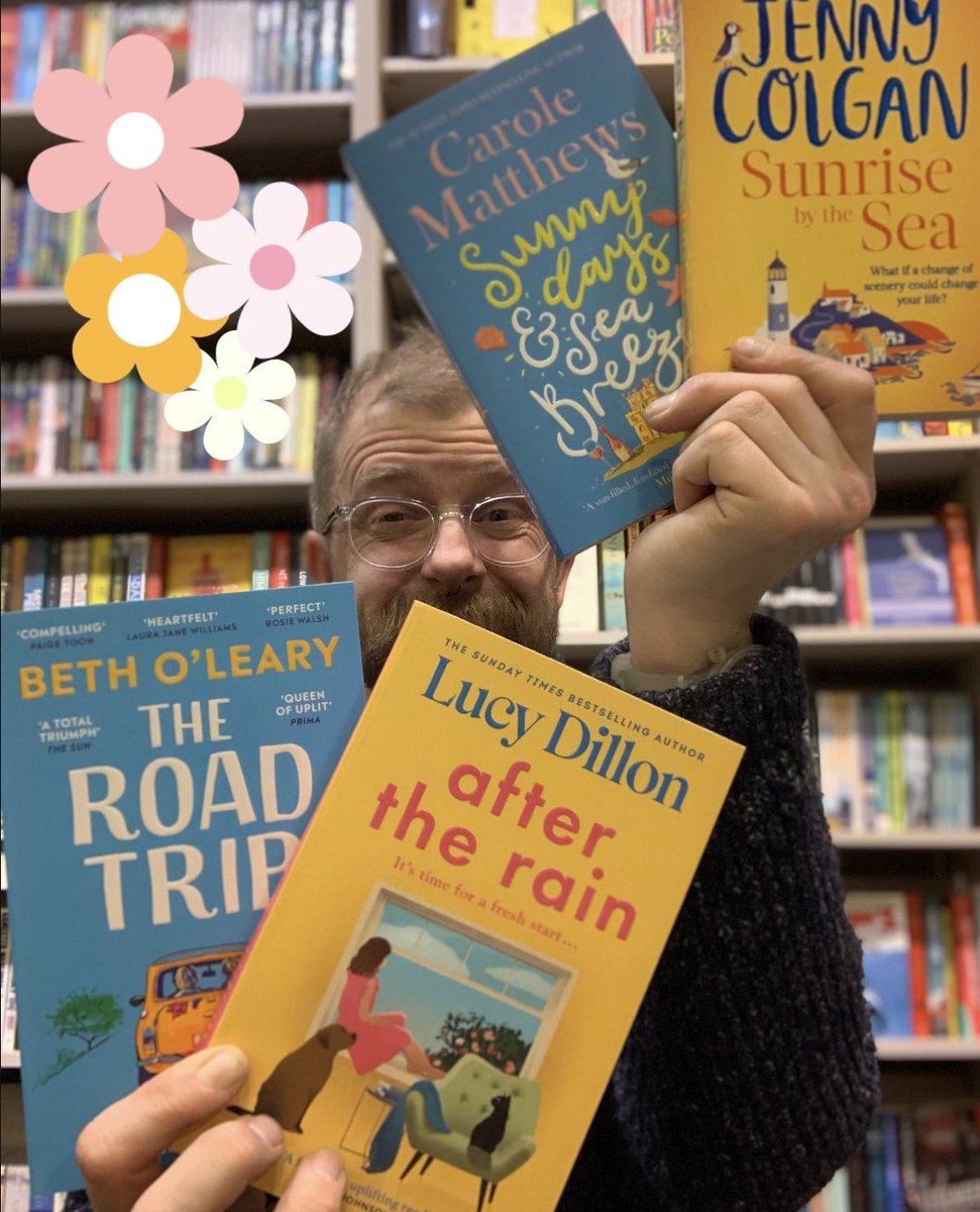Read yourself happy with our fantastic range of serotonin-soaked feel good novels … new ones arriving each day! ☀️📚 💛Sunny Days and Sea Breezes - Carole Matthews 💛Sunrise by the Sea - Jenny Colgan 💛The Road Trip - Beth O’Leary 💛After the Rain - Lucy Dillon