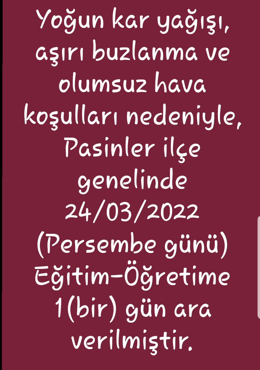 PasinlerMEM's tweet photo. 📢!!!DUYURU!!!!!📢 https://t.co/c6uTLHjPa6