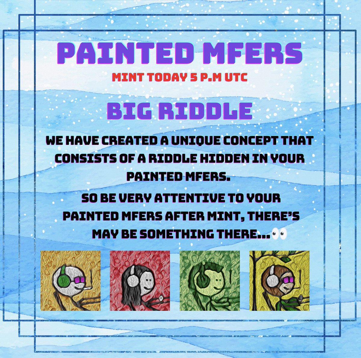 Maybe nothing…👀
<a href="/sartoshi_nft/">@sartoshi_nft</a> will you participate? 🎨👨‍🎨
#mferscommunity #mfervers #mfers