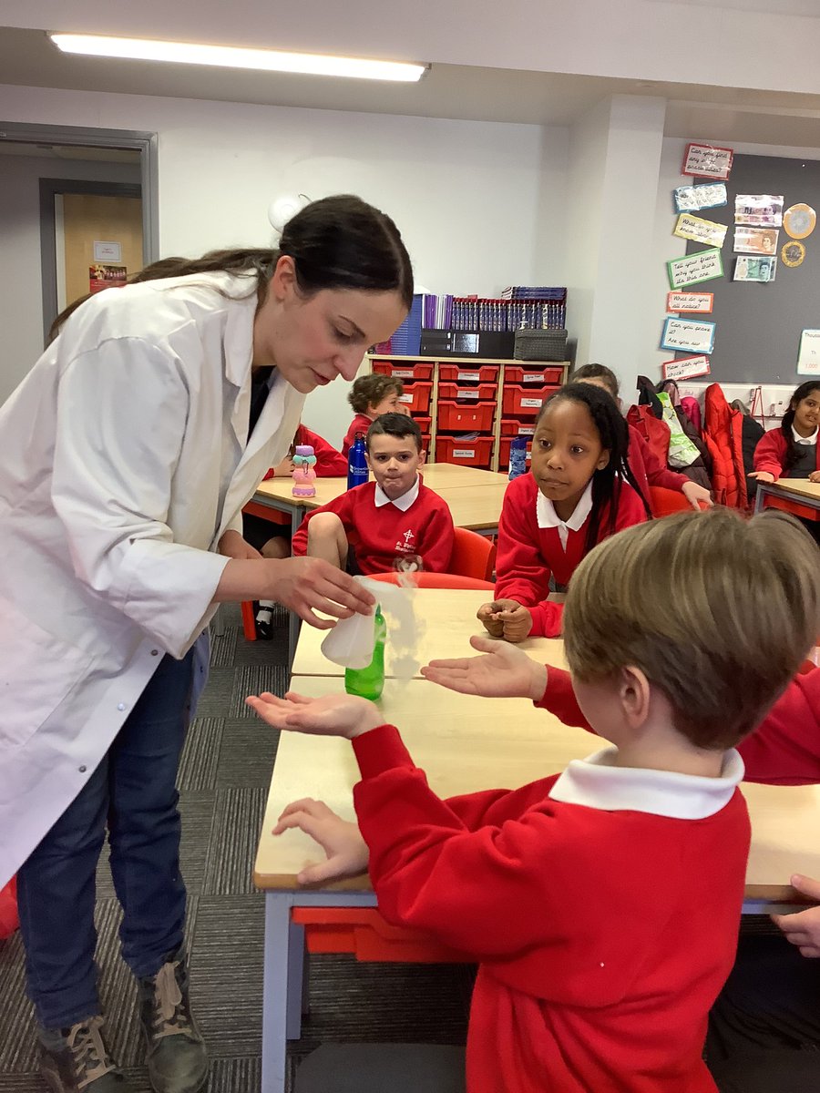 StPhilipsY5A's tweet photo. Science Boffins were a fabulous start to science week. We had an exciting assembly followed by an exciting class workshop, complete with magical dry ice effects.
#teamstphilips #StPhilipsScienceY3 https://t.co/dxp7VvaLSV