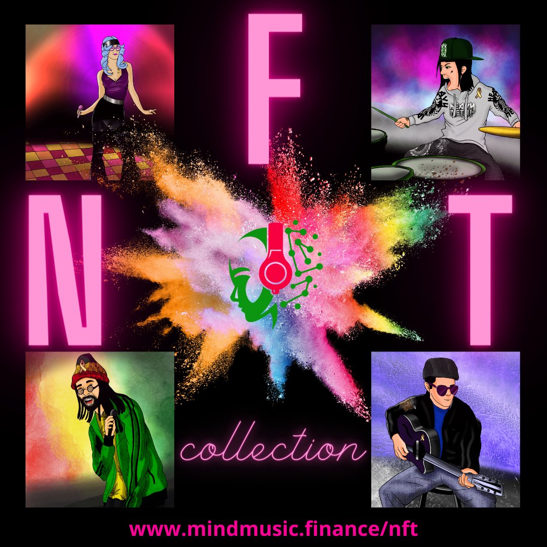 🚀Founders Series NFT Launch!🚀

Go to this link to mint:
baby.mindmusic.finance/nft-mint.html

Must be holding 20 Billion Mind Music to purchase!

First 400 just 0.3 BNB

Lots of benefits including the 1% reflections, free/discounted merch &amp; free event tickets.

mindmusic.finance/nft