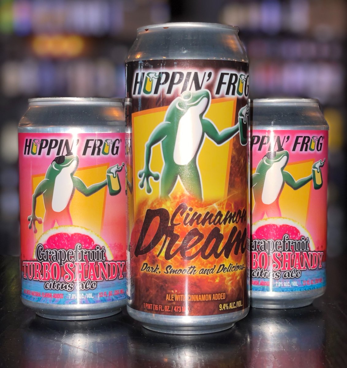rwbMentor's tweet image. Two new releases from @hoppinfrog just arrived! 🐸

Cinnamon Dream - a dark, rich, and smooth ale with cinnamon and spices 🔥

Grapefruit Turbo Shandy - a fan favorite summertime brew with grapefruit ☀️

#rwbmentor #hoppinfrog #craftbeer #ohiobeer #cheers