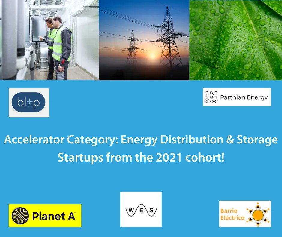 cleantechopen's tweet photo. Energy distribution & storage startup? Apply to the 2022 #CTOaccelerator & start your path to entrepreneurial success. To guide you, provided are #CTOalumni from the Energy Distribution & Storage category: @WhisperEnergySystems @ParthianEnergy @PlanetAEnergy @Blipenergy https://t.co/JGGpQYdlSw