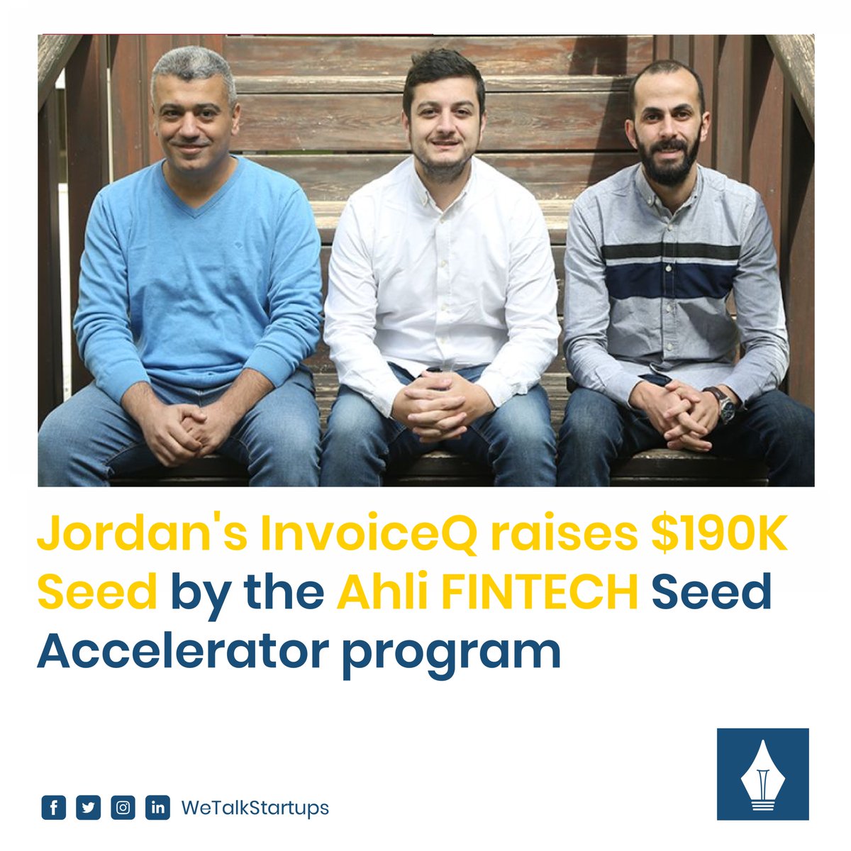 wetalkstartups's tweet photo. Jordan-based FinTech and digital invoicing service provider invoiceQ raises $190K in its first funding round after taking part in the first wave of the Ahli FINTECH Seed Accelerator program.
Read more here.
https://t.co/pBxRhYSM1o
#invoiceQ #AHLI_FINTECH https://t.co/pZi1XfreI1