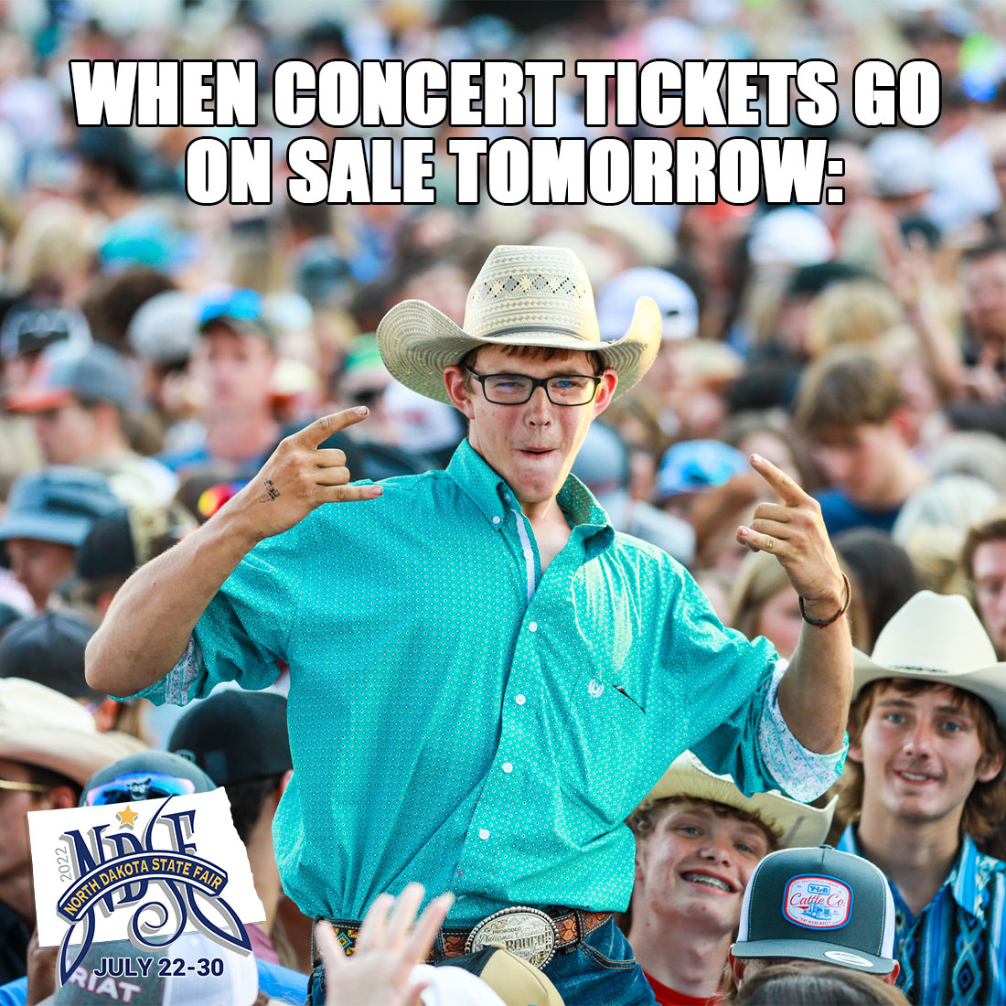 North Dakota State Fair on Twitter "⏰ Set your alarms for 800am