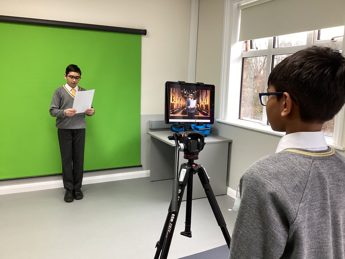 StainesPrepDigi's tweet photo. In #StainesPrepDigitalLearning #StainesPrepYear6 have worked hard in groups to record various multimedia news reports, including green screen and audio.
#StainesPrepBeYourBest #StainesPrepWay @DoInkTweets https://t.co/CZj6yGmJAw