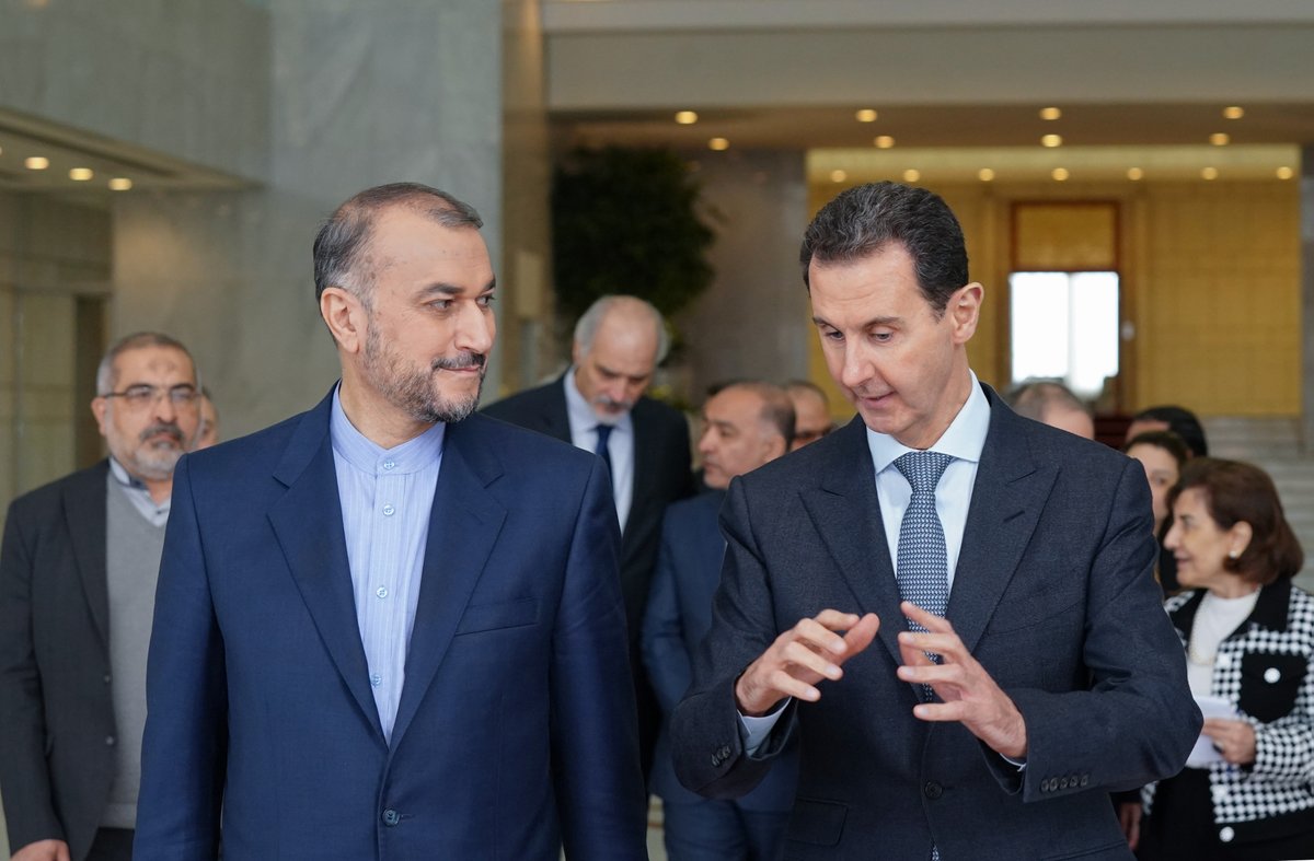 الرئيس الأسد يستقبل وزير الخارجية الإيراني واللقاء يتناول ملفات التعاون القائم بين البلدين
sana.sy/?p=1611188