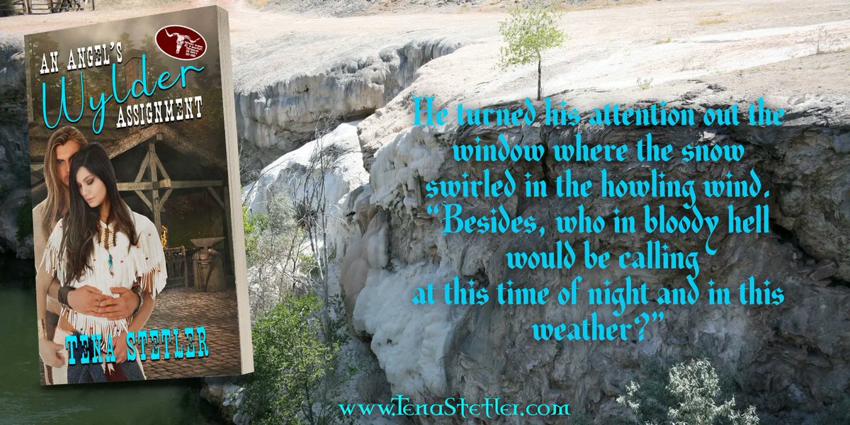A cool blustery spring day for #bookQW Wednesday. The word is #time from my #timetavel #mystery #western #historical #paranormalromance. 
Amazon: buff.ly/3G6Sn2M
#Angels #Scottish #writingcommunity #wrpbks #WRPReads  #wylderwestseries #Wyoming #shapeshifter