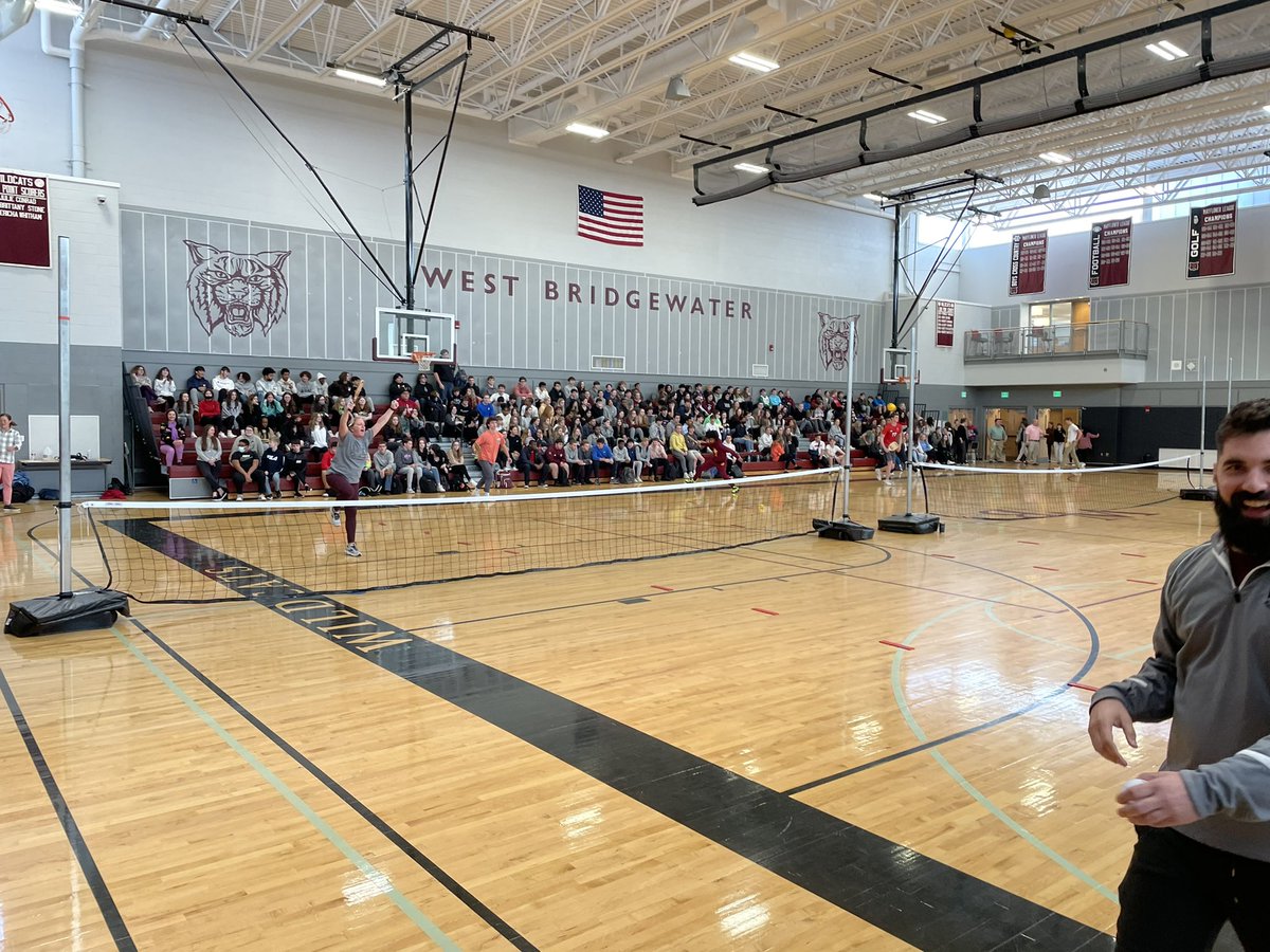 coachantonioWB's tweet photo. First day of the WB pickle ball tournament of champions is in the books!  16 matches completed and 4 underway. Nice work class champions! https://t.co/tj67bL5Oad