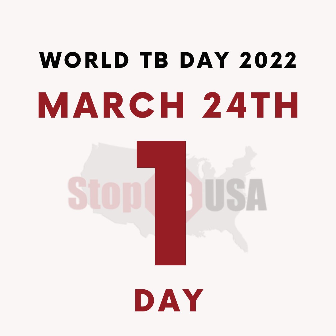 World TB Day Ask: COSPONSOR THE COMPREHENSIVE TB ELIMINATION ACT (CTEA) (H.R. 5857/S. 2586)

#EndTB #WorldTBDay