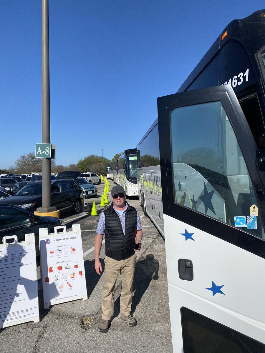 JosephKopser's tweet photo. If you are heading out to #DellMatchPlay with friends, be sure to either park and ride from Barton Creek Mall or take @fetiiride to get to the course.  Thx to @DellTech for sponsoring another great Austin experience.  #SXSW last week. @DellMatchPlay this week.  #WhyAustin https://t.co/1xBQxOjOb7