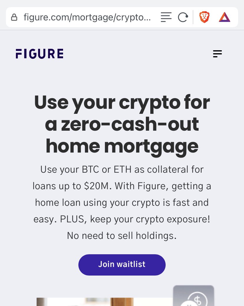TaschaLabs's tweet photo. Next wave crypto adoption is gonna come from integrating crypto into boring real life financial products like mortgages. 

Can’t wait. https://t.co/wbuaDDa7vs