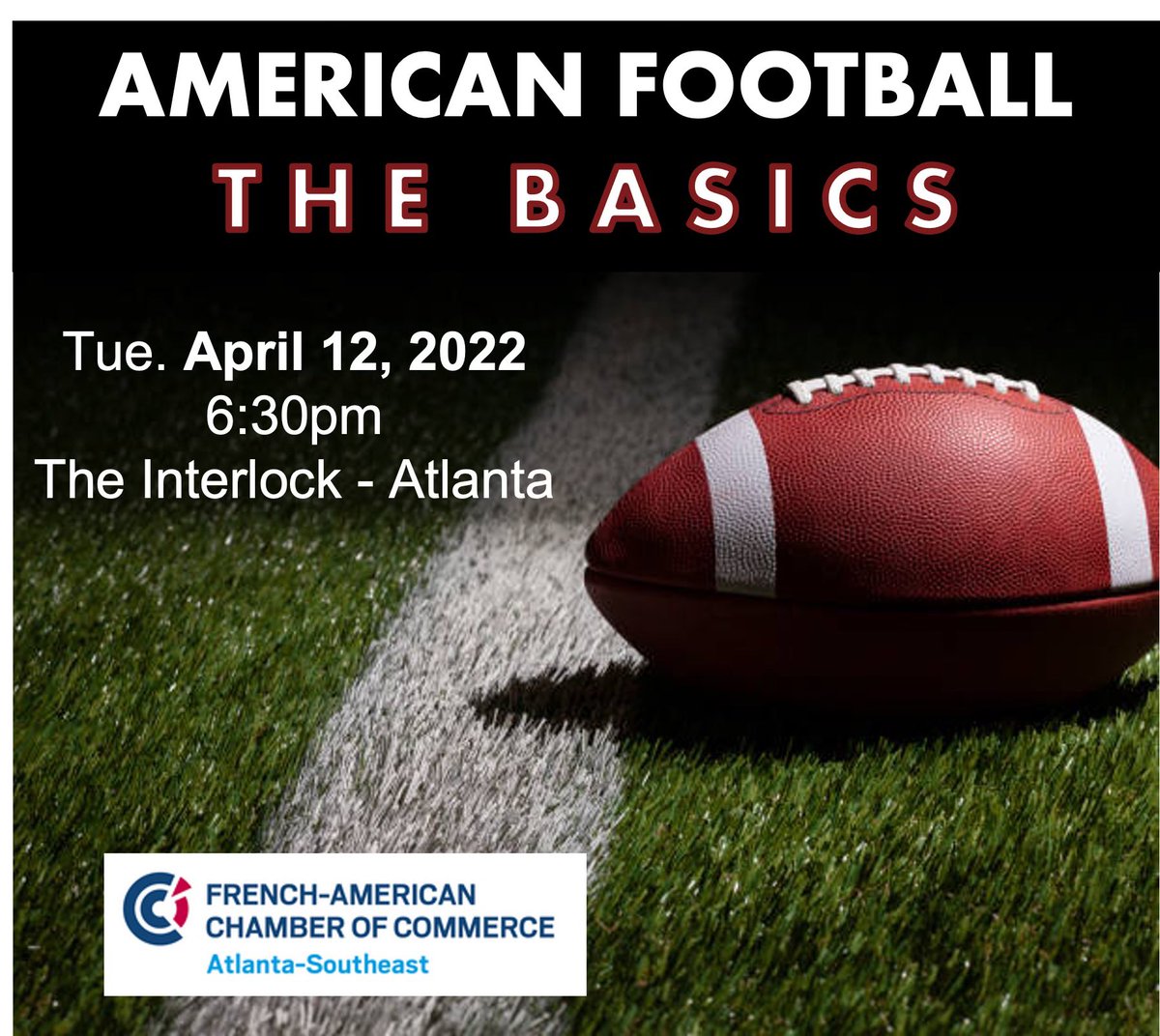 Join us for a social gathering around American football. Details and registration here: business.facc-atlanta.com/events/details…
Limited seats! Register now!