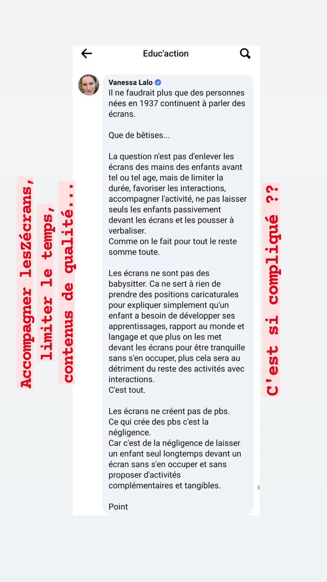 Je suis #fatigue des bêtises sur #lesZécrans 🙄🙄