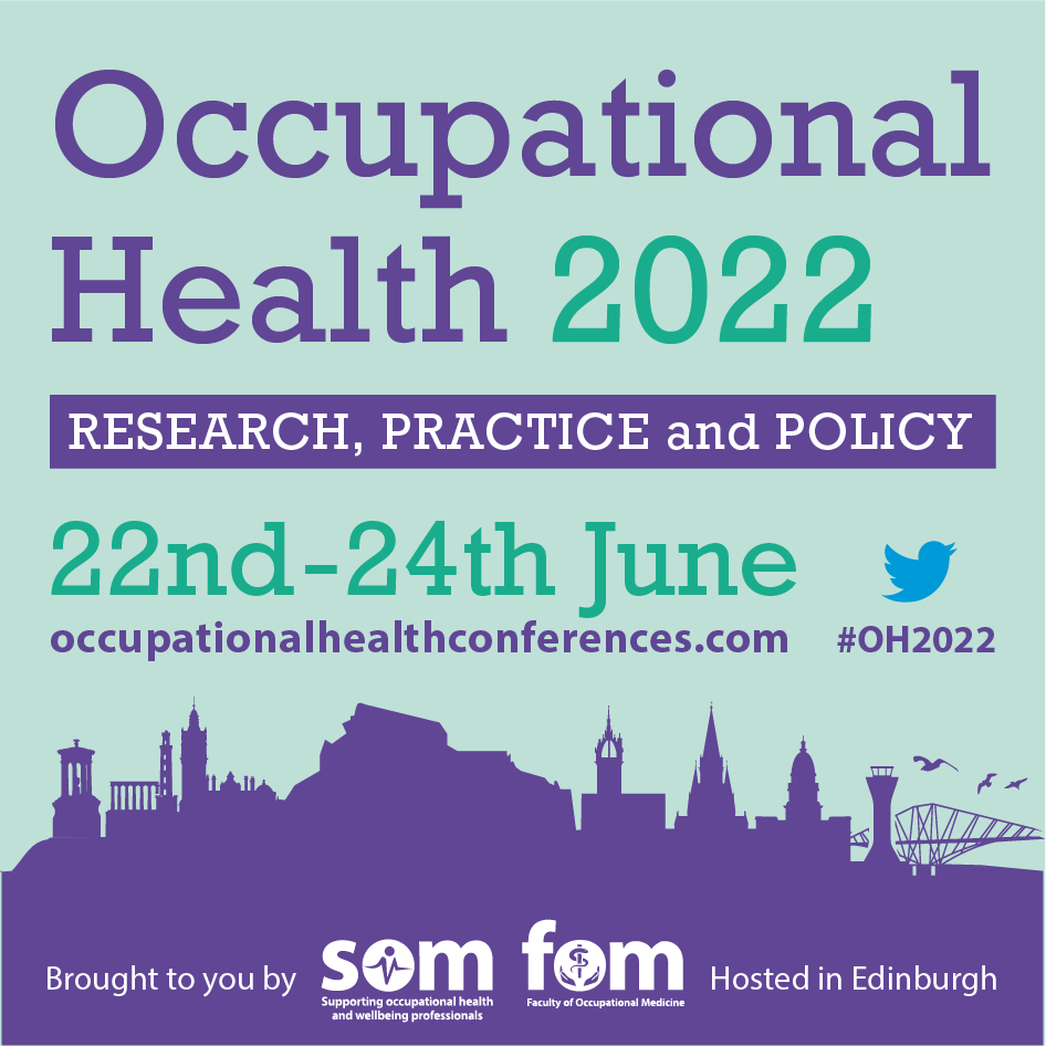 BOOK NOW for the FOM/SOM Occupational Health Conference.

🗓️22-24 June
📍RCP, Edinburgh
🎙️Stellar line-up includes @KBDeSalvo &amp; <a href="/Cheese_Peter/">Peter Cheese CIPD</a>
👉BOOK occupationalhealthconferences.com
