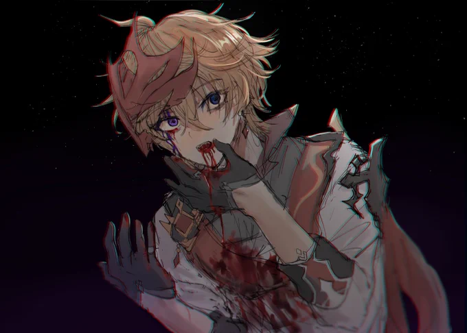 ⚠️ blood
.
.
.
burden of the foul legacy transformation 