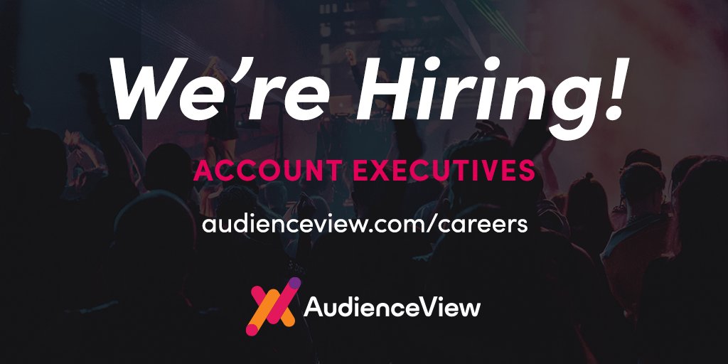 We're growing our team and hope to hear from you!

Find out more about our available positions → AudienceView.com/careers

#Careers #Hiring #JobSeekers #Sales