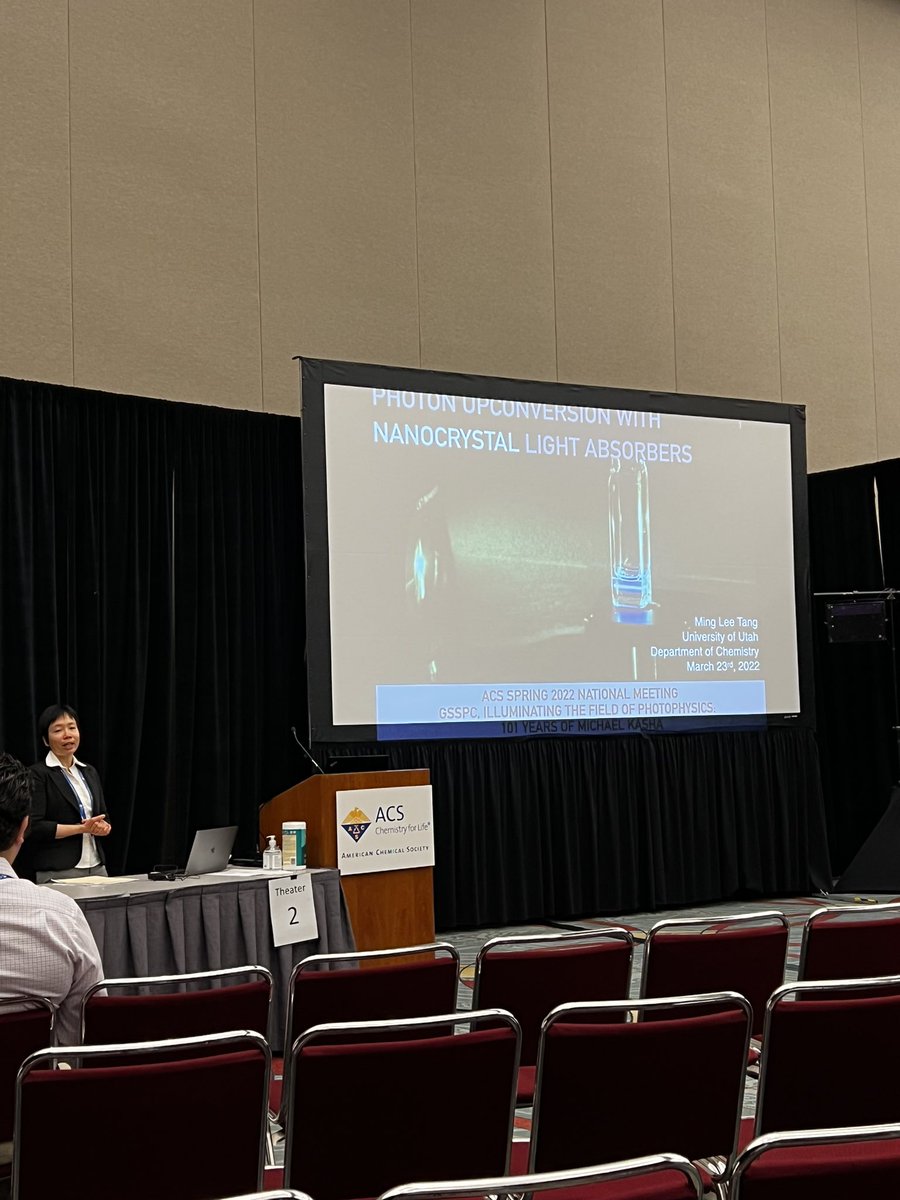 fsugsspc's tweet photo. We’d like to welcome our first speaker Prof. Ming Lee Tang! @AmerChemSociety #ACSSpring2022 #FSUGSSPC https://t.co/pRCWZEe02G