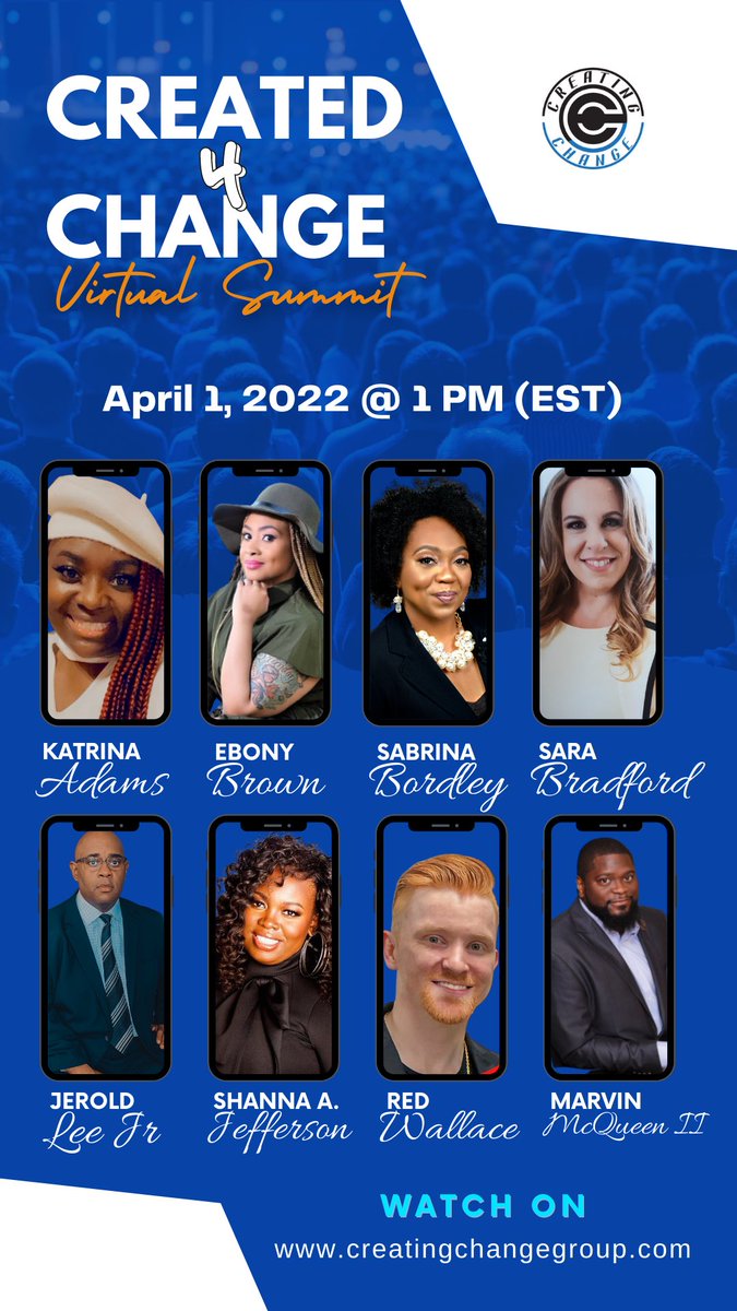 creatingcg's tweet photo. Save the date and join us!  #motivate #events #summit #creatingchange https://t.co/EFZXFAIvqs
