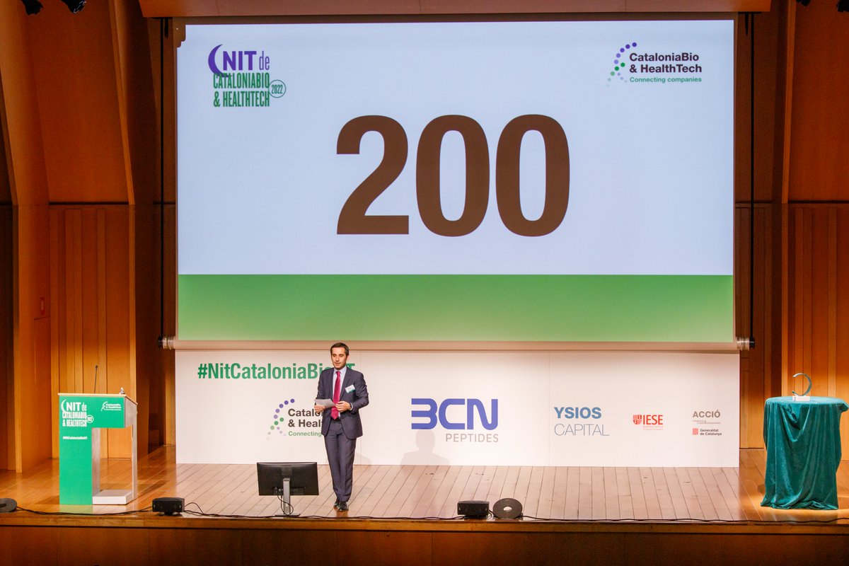 CataloniaHealth's tweet photo. Thank you for a great #NitCataloniaBioHT and congratulations to @IMIDomics for winning the #Bioexit award!

More about the event👉 https://t.co/gJWEMFRMAM

#WeAreCataloniaBioHT https://t.co/M7E4aPWzZt