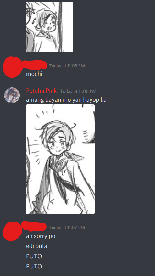 Yinyuu1's tweet photo. 😭 HOY ANUBA TOH 

me and a friend in discord https://t.co/pmT5budVPz