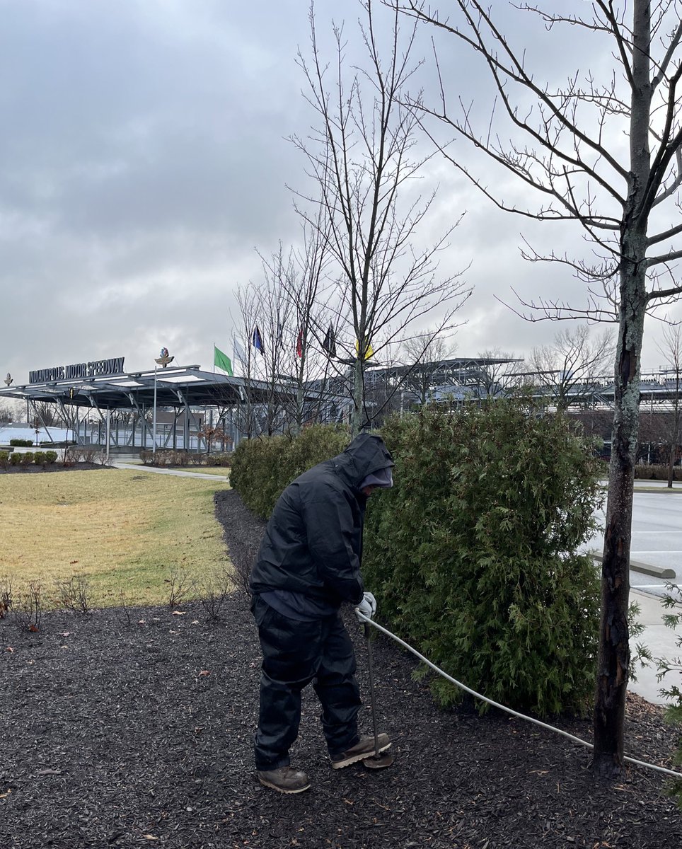 Grounds work is a year round task. Inputs now may not be seen today, but will show when we need them during the long season ahead. Looking forward to summer 2022 #TreeFertility