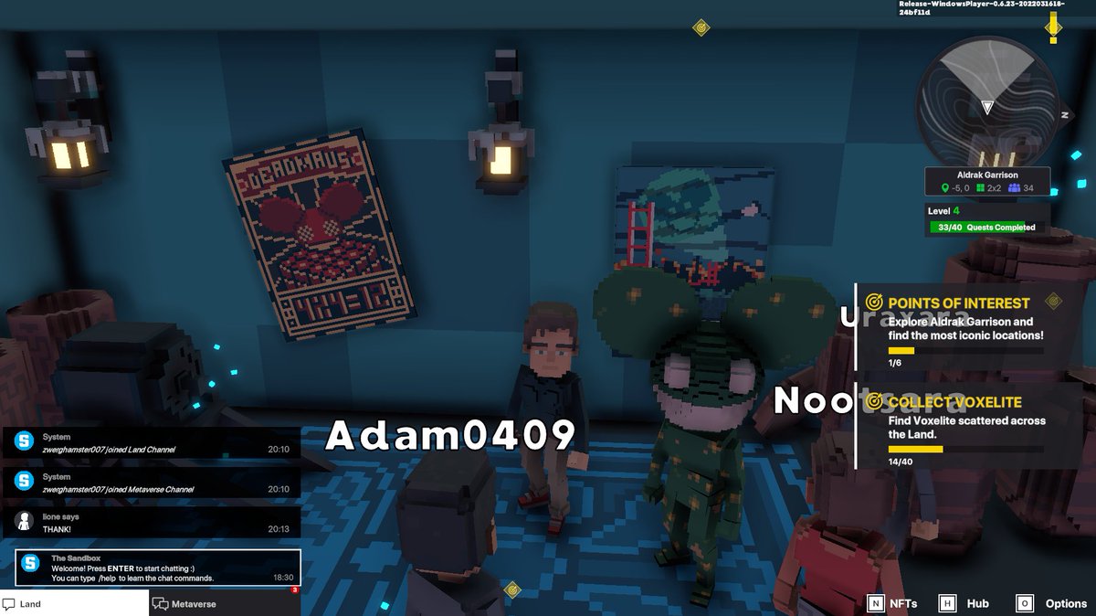 DominikJesz's tweet photo. @TheSandboxGame @deadmau5 I just participated in the daily #SandboxAlphaS2Contest for a chance to earn up to 1,000 $SAND! Starting March 17 - Selfie with Deadmau5. Check out my screenshot below!
👇 #SandboxAlphaS2 https://t.co/D3b50W1AaW