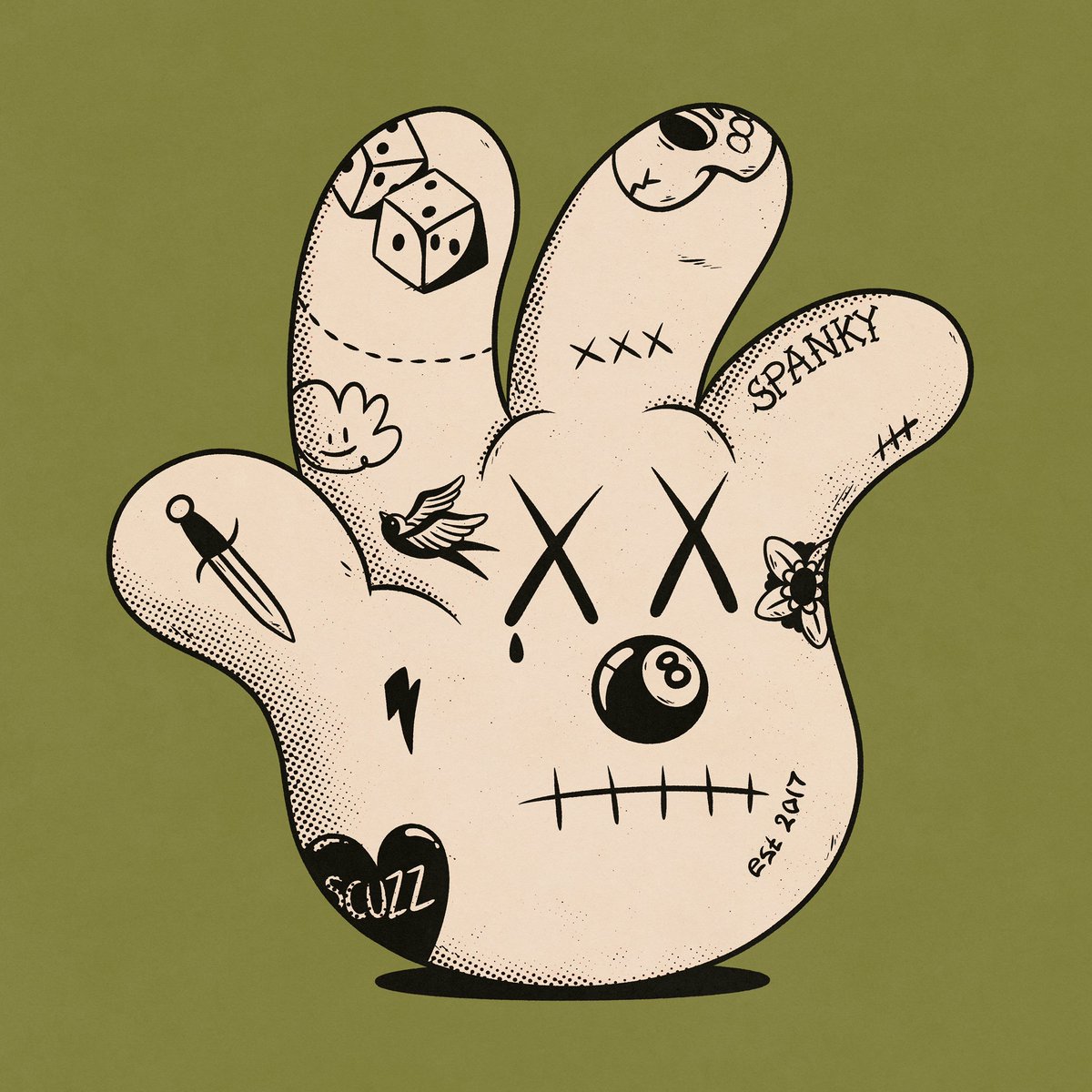 That’s one BADASS lookin’ Spanky…

Who’s gonna vibe with this gnarly critter?