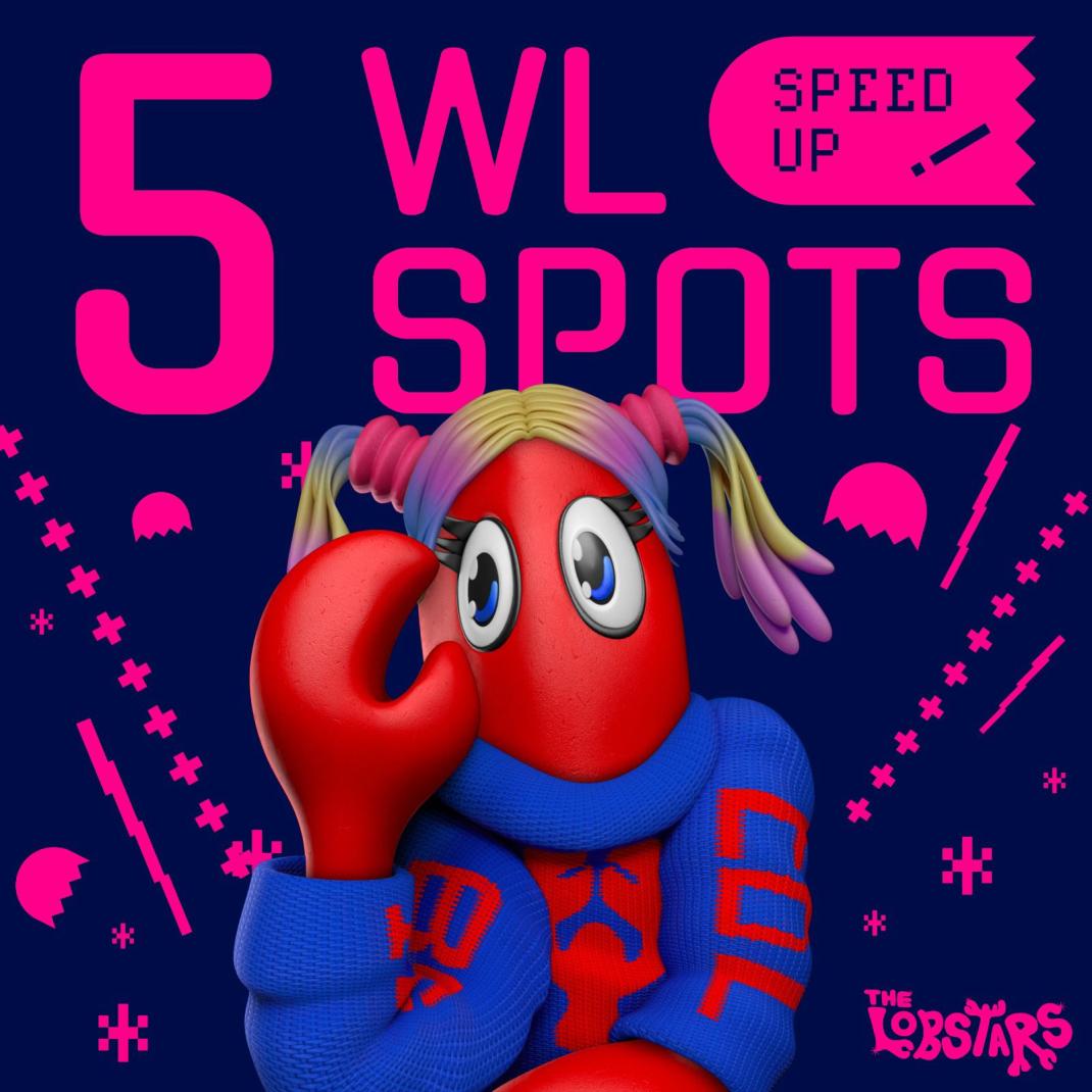 thelobstars's tweet photo. 🦞 5 x Lobstarlists Giveaway 🦞 

To Enter:
🔸Follow @thelobstars
🔸Join Discord: https://t.co/tdQ2KRAv8q
🔸Say 'Hey Rock Lobsters' in the Lobstar-talk
🔸Tag frens
🔸❤️ &amp; RT

You have 24h, good luck!! 🍀
 
#NFTGiveaway #NFTs #nft #d https://t.co/zYdskzbJ6y