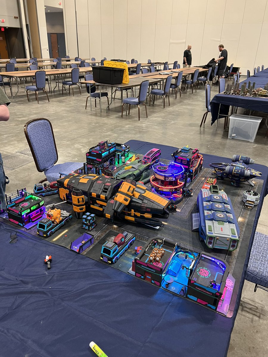 Acon_Infinity's tweet image. Set up has begun!