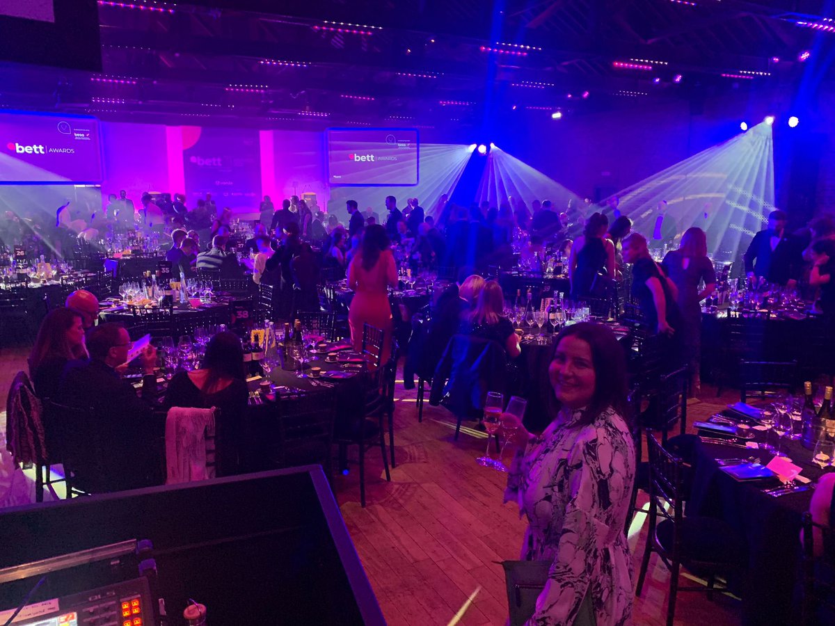 PhilLexonik's tweet photo. Excited that @LexonikST have been nominated for a BETT award at this evenings awards. Represented by @SledgerLedger and @lisaparko Looking good ladies enjoy the evening #Bett2022 #awards #education #literacymatters https://t.co/dXxfBQ1qZK