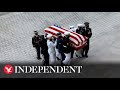 RBGShirts's tweet photo. Ruth Bader Ginsburg's casket arrives at US Capitol building https://t.co/VLfR0o45wn https://t.co/tLy8SuM16E